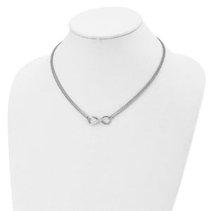 Leslie's Sterling Silver Infinity Symbol Necklace