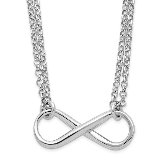 Leslie's Sterling Silver Infinity Symbol Necklace