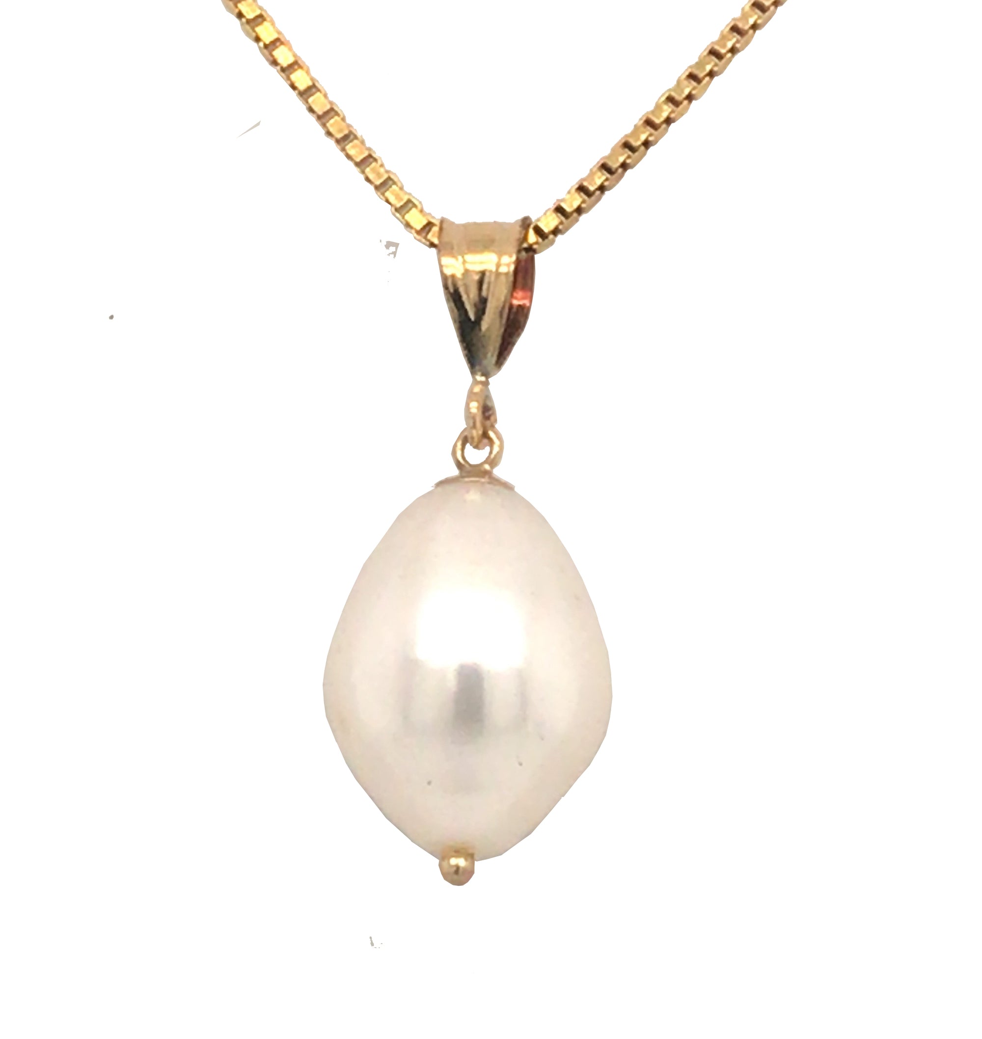 Freshwater Drop Pearl Gold Filled Pendant