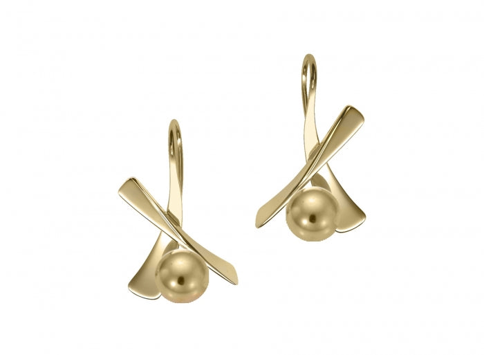 Gold Minuet Earrings